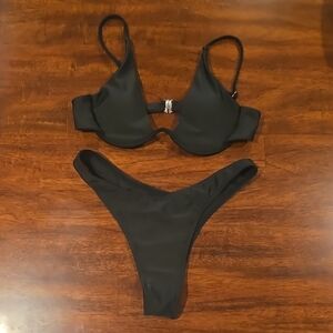 NEW Black Women's Swimwear Set